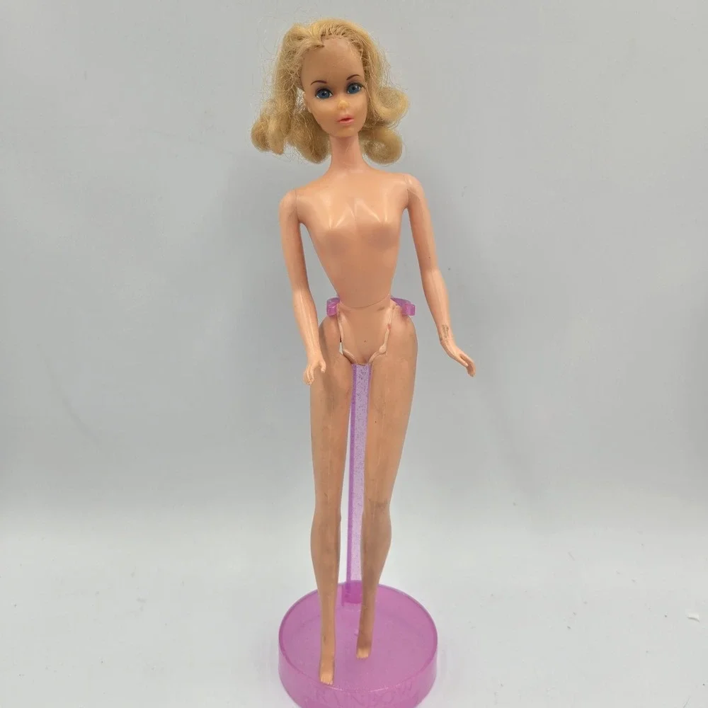 Vintage 60-70s Twist n Turn TNT BARBIE Mod Era Taiwan Blonde Needs Restored
